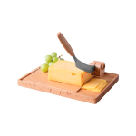 Cortador de queso con tabla DE MADERA y cuchillo extraíble Boska color marrón