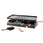Raclette de mesa con placa reversible antiadherente Boska color negro segunda vista