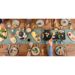Raclette de mesa con placa reversible antiadherente Boska color negro