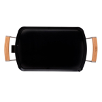 Plancha eléctrica teppanyaki superficie amplia 35x56cm Boska color negro cuarta vista