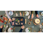 Plancha eléctrica teppanyaki superficie amplia 35x56cm Boska color negro
