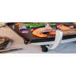 Plancha eléctrica teppanyaki superficie amplia 35x56cm Boska color negro