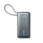 Powerbank personalizable de carga rápida 10000 mAh Anker color negro tercera vista