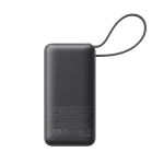 Powerbank personalizable de carga rápida 10000 mAh Anker color negro cuarta vista