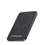 Powerbank ultrafino con carga inalámbrica 15W 5000 mAh Anker Nano color negro vista de impresión
