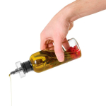 Set de dosificadores de aceite y vinagre 4 en 1 300ml AdHoc color transparente tercera vista