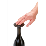Tapón de champán ultrafino a prueba de fugas reutilizable AdHoc Gusto color negro novena vista