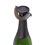 Tapón de champán ultrafino a prueba de fugas reutilizable AdHoc Gusto color negro