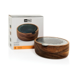 Rallador fino con recipiente de acacia AdHoc CutnServe Table color marrón vista con caja