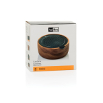 Rallador fino con recipiente de acacia AdHoc CutnServe Table color marrón segunda vista con caja