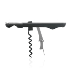 Sacacorchos con mecanismo vertical en acero inoxidable PushPull AdHoc color gris