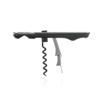 Sacacorchos con mecanismo vertical en acero inoxidable PushPull AdHoc color gris