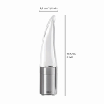 Cortador para chiles secos de acero inoxidable Chilli AdHoc Pepe color transparente quinta vista