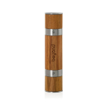 Molinillo doble de sal y pimienta de madera acacia AdHoc Duomill color marrón vista con logo