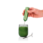Set de matcha en caja con vaso vidrio y espumador 250ml AdHoc Chado color verde octava vista