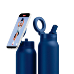 Botella termo con anillo magnético para móvil MagSafe® 710ml Ringo Pro color azul cuarta vista
