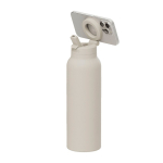 Botella termo con anillo magnético para móvil MagSafe® 710ml Ringo Pro color blanco roto