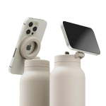 Botella termo con anillo magnético para móvil MagSafe® 710ml Ringo Pro color blanco roto tercera vista