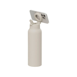 Botella termo con anillo magnético para móvil MagSafe® 710ml Ringo Pro color blanco roto