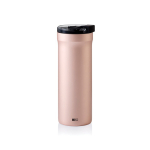 Taza térmica antigoteo de doble pared 500ml AdHoc Pulse color marrón