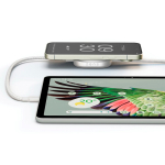 Cable de carga USB-C a USB-C 2 en 1 aluminio 15W Zens Pro 2 color blanco tercera vista