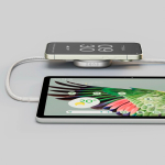 Cable de carga USB-C a USB-C 2 en 1 aluminio 15W Zens Pro 2 color blanco vista de ambiente 2