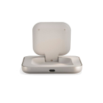 Cargador magnético mesita noche Qi2 custom made USB-C 20W Zens color blanco tercera vista