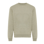 Sudadera unisex cuello redondo y felpa modern fit 340 g/m2 Iqoniq Torla color verde botella