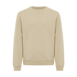 Sudadera unisex cuello redondo y felpa modern fit 340 g/m2 Iqoniq Torla color camel