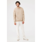 Sudadera unisex cuello redondo y felpa modern fit 340 g/m2 Iqoniq Torla color camel