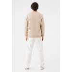 Sudadera unisex cuello redondo y felpa modern fit 340 g/m2 Iqoniq Torla color camel
