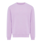 Sudadera unisex cuello redondo y felpa modern fit 340 g/m2 Iqoniq Torla color lila