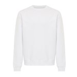 Sudadera unisex cuello redondo y felpa modern fit 340 g/m2 Iqoniq Torla color blanco roto