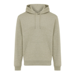 Sudadera unisex con capucha y felpa cepillada 340 g/m2 Iqoniq Joshua color verde botella