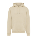 Sudadera unisex con capucha y felpa cepillada 340 g/m2 Iqoniq Joshua color camel