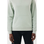 Sudadera unisex con capucha y felpa cepillada 340 g/m2 Iqoniq Joshua color verde oliva