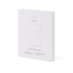 Funda para pasaporte con localizador doble Bluetooth 5.2 color verde vista con caja