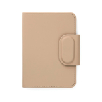 Funda para pasaporte con localizador doble Bluetooth 5.2 color marfil