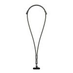 Cable para teléfono tipo lanyard con carga USB-C a USB-C 60W color verde vista de impresión