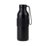 Botella de doble pared de acero inoxidable reciclado 500ml color negro