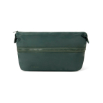 Neceser expandible de plástico reciclado con cremallera resistente 7L color verde