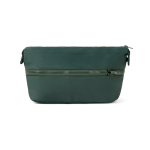Neceser expandible de plástico reciclado con cremallera resistente 7L color verde cuarta vista