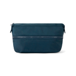 Neceser expandible de plástico reciclado con cremallera resistente 7L color azul marino