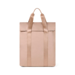 Mochila minimalista con compartimento portátil capacidad16L y 16” color marfil