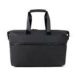 Bolsa de viaje expandible de fin de semana de poliéster reciclado 54L color negro