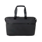 Bolsa de viaje expandible de fin de semana de poliéster reciclado 54L color negro cuarta vista