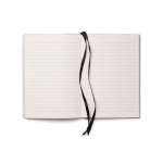 Set de cuaderno y bolígrafo con caja de regalo A5 hojas a rayas color negro tercera vista