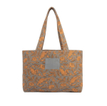 Bolsa de algodón y poliéster con estampado premium 220g/m² color gris primera vista