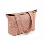 Bolsa de algodón y poliéster con estampado premium 220g/m² color rosa sexta vista