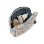 Neceser de algodón y poliéster con estampado premium 220g/m² color azul quinta vista